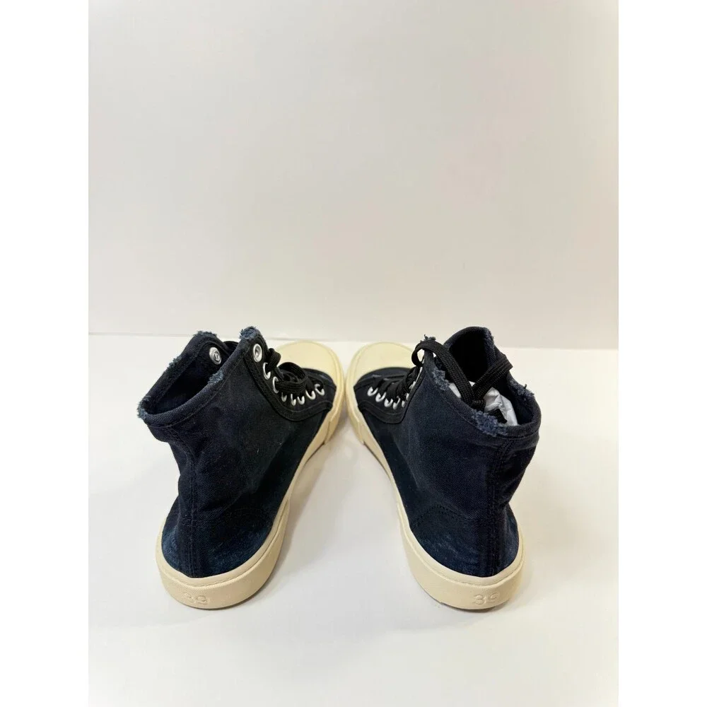 Balenciaga Mens Paris High Top Black Vintage Effect Off White US 8